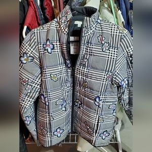 Vera Bradley Plaid Reversible Puffer